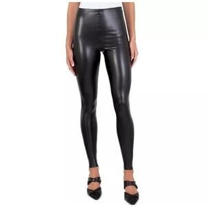JOIE • Black Limited Edition Faux Leather Pull-On Lined Leggings